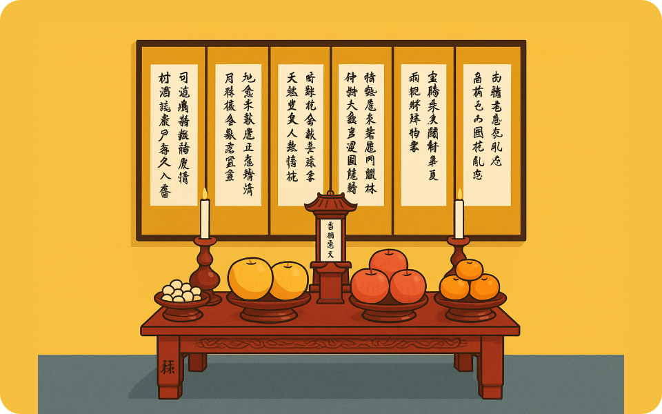 디지털 병풍 사용법 완전 가이드 - 조상님복덕방 블로그